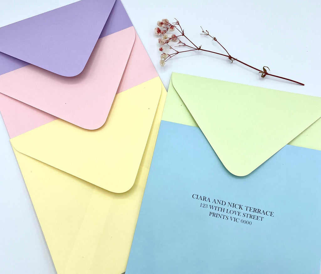 Envelopes - Pastel Range